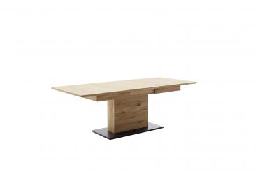 Säulentisch VENEDIG T60   180 (230)/100 cm Wildeiche
